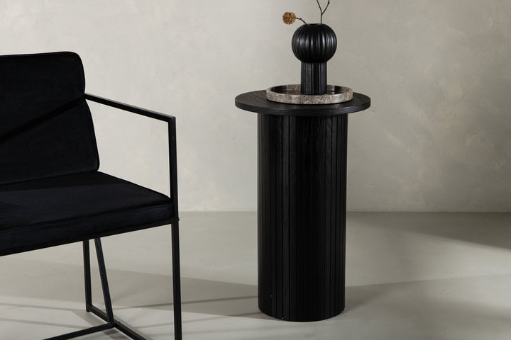 Venture Home Bianca Side Table - Black Veneer
