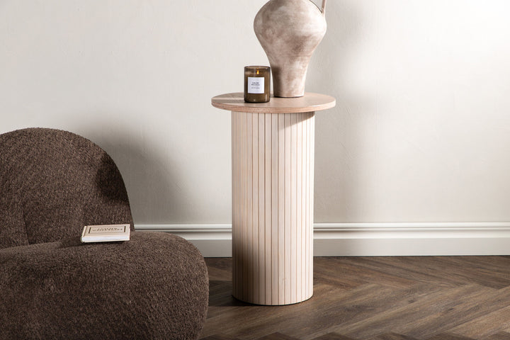 Venture Home Bianca Side Table -  White Wash Veneer