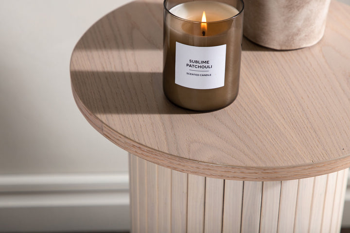 Venture Home Bianca Side Table -  White Wash Veneer