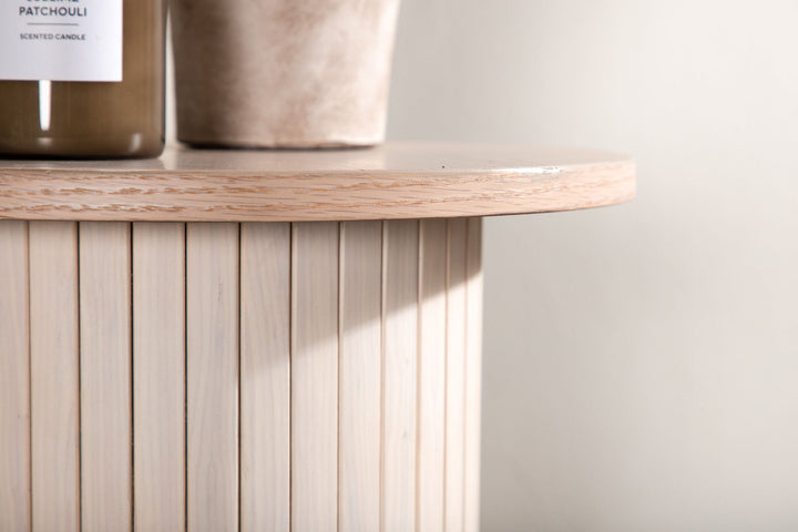 Venture Home Bianca Side Table -  White Wash Veneer