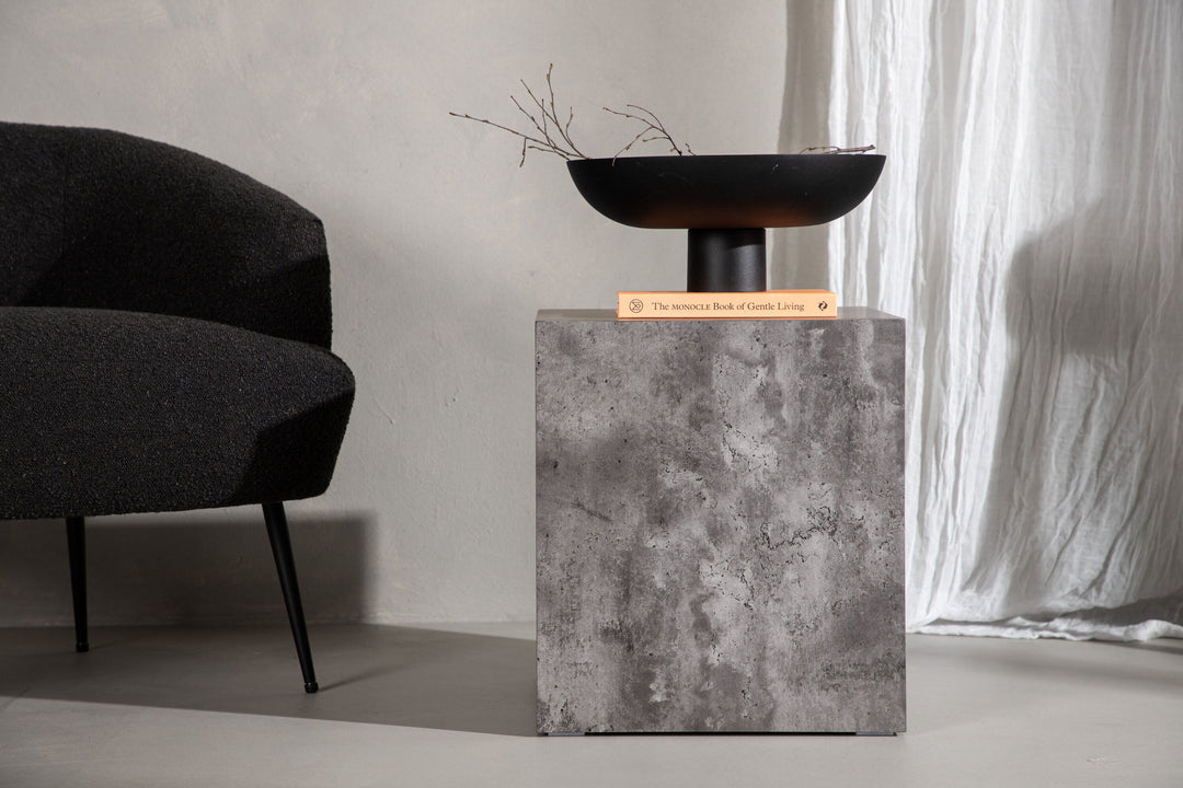 Venture Home York High Sofa Table - Grey / Marble look MDF