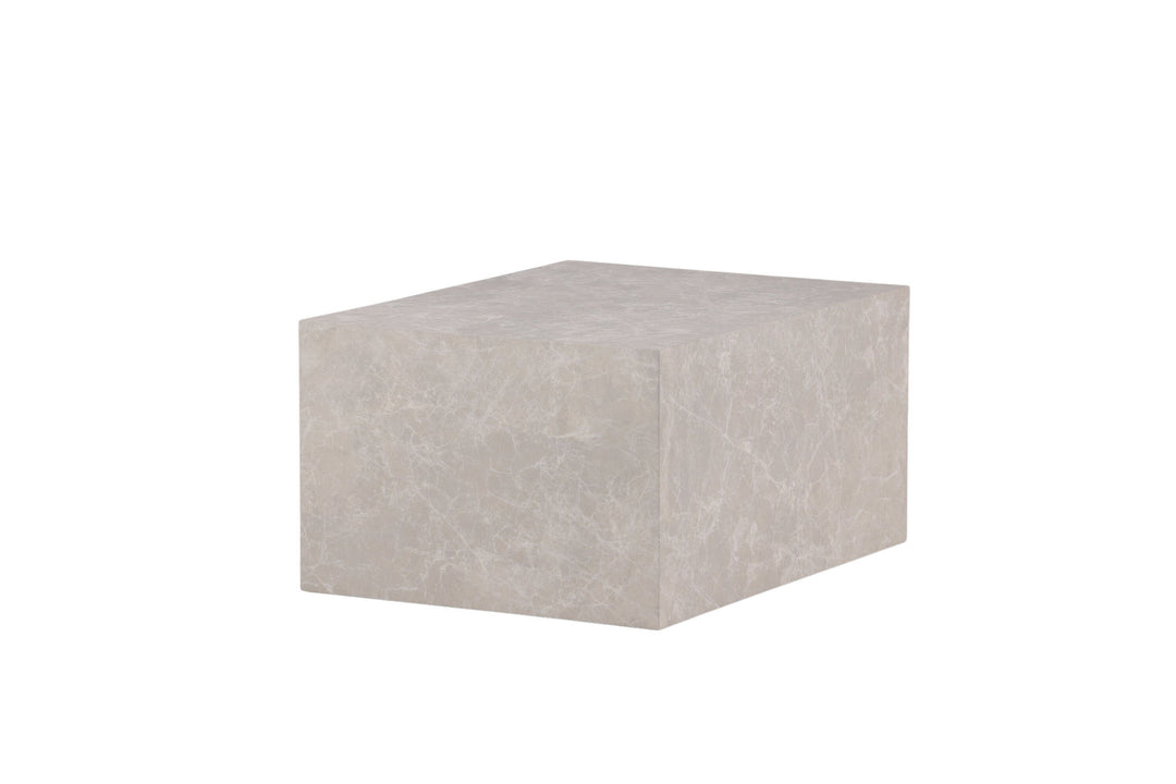 Venture Home York Low Sofa Table - Beige / Marble look MDF