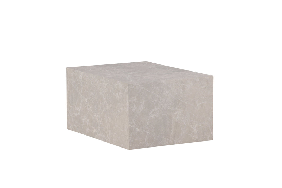 Venture Home York Low Sofa Table - Beige / Marble look MDF