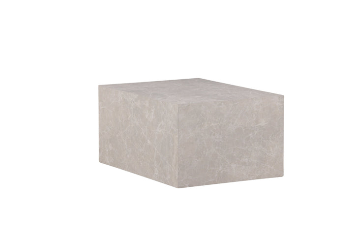 Venture Home York Low Sofa Table - Beige / Marble look MDF
