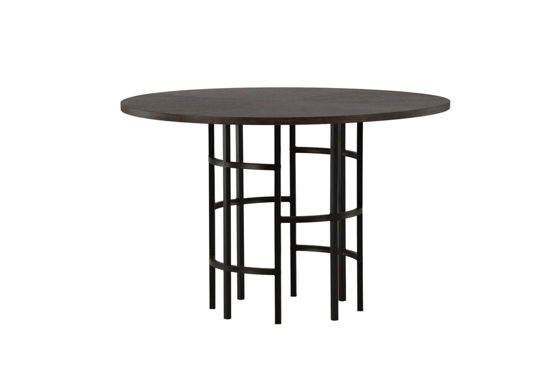 Furniture Fashion Copenhagen Dining Table - Black / Mocca Veneer