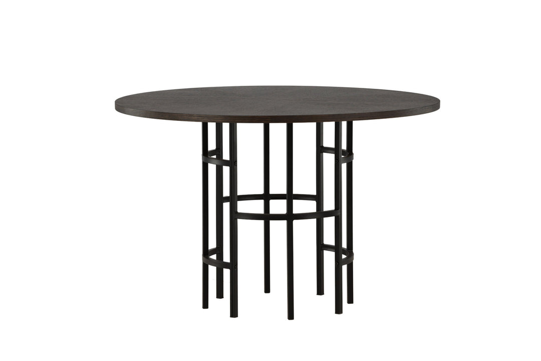Furniture Fashion Copenhagen Dining Table - Black / Mocca Veneer