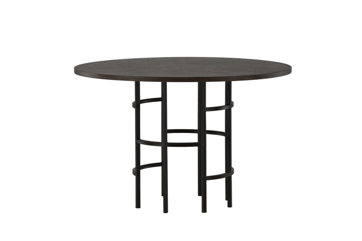 Furniture Fashion Copenhagen Dining Table - Black / Mocca Veneer