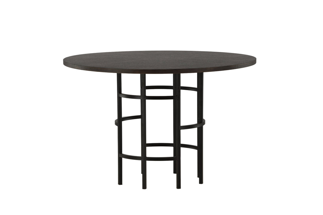 Furniture Fashion Copenhagen Dining Table - Black / Mocca Veneer