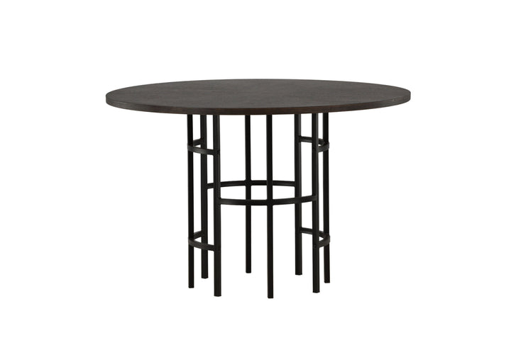 Furniture Fashion Copenhagen Dining Table - Black / Mocca Veneer