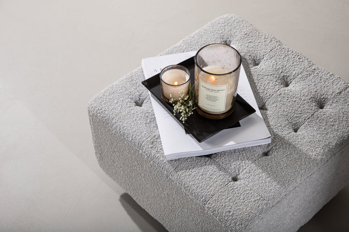 Venture Home Bowie - Pouf / Light grey Bocule