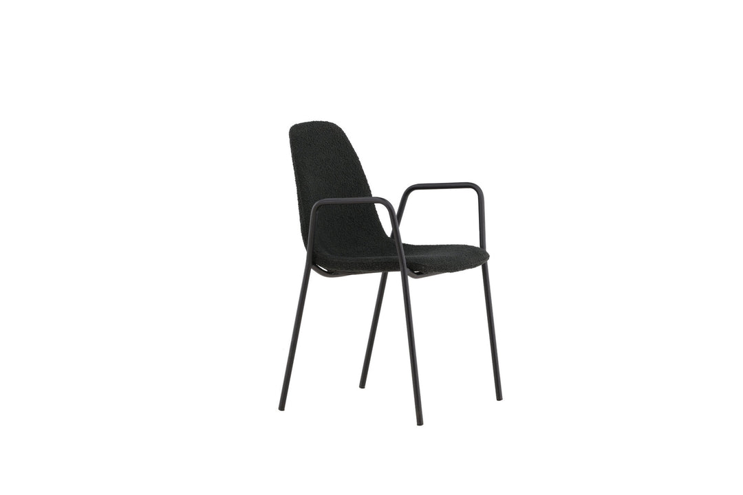 Vind Klädesholmen Dining Chair 2-pack - Black / Black Boucle