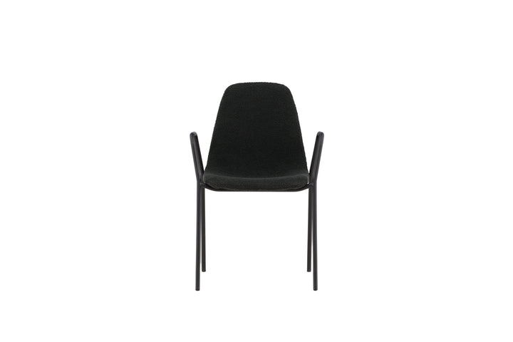 Vind Klädesholmen Dining Chair 2-pack - Black / Black Boucle