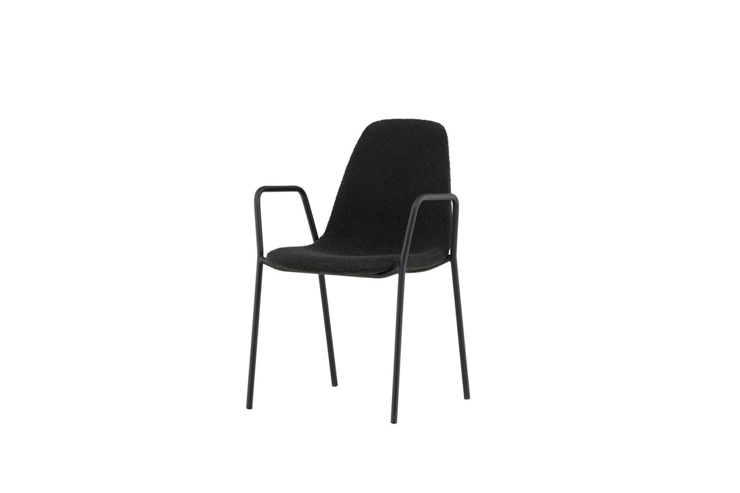 Vind Klädesholmen Dining Chair 2-pack - Black / Black Boucle