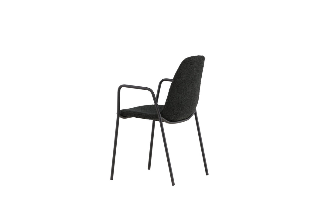 Vind Klädesholmen Dining Chair 2-pack - Black / Black Boucle
