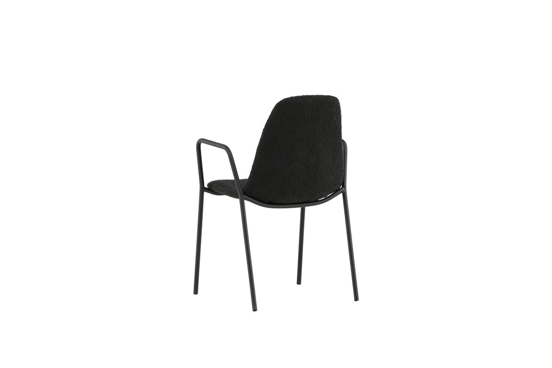 Vind Klädesholmen Dining Chair 2-pack - Black / Black Boucle