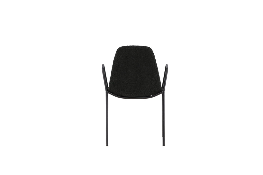 Vind Klädesholmen Dining Chair 2-pack - Black / Black Boucle