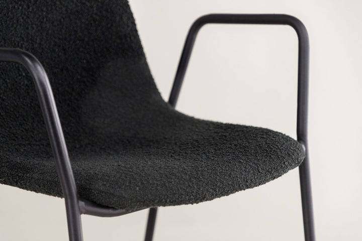 Vind Klädesholmen Dining Chair 2-pack - Black / Black Boucle