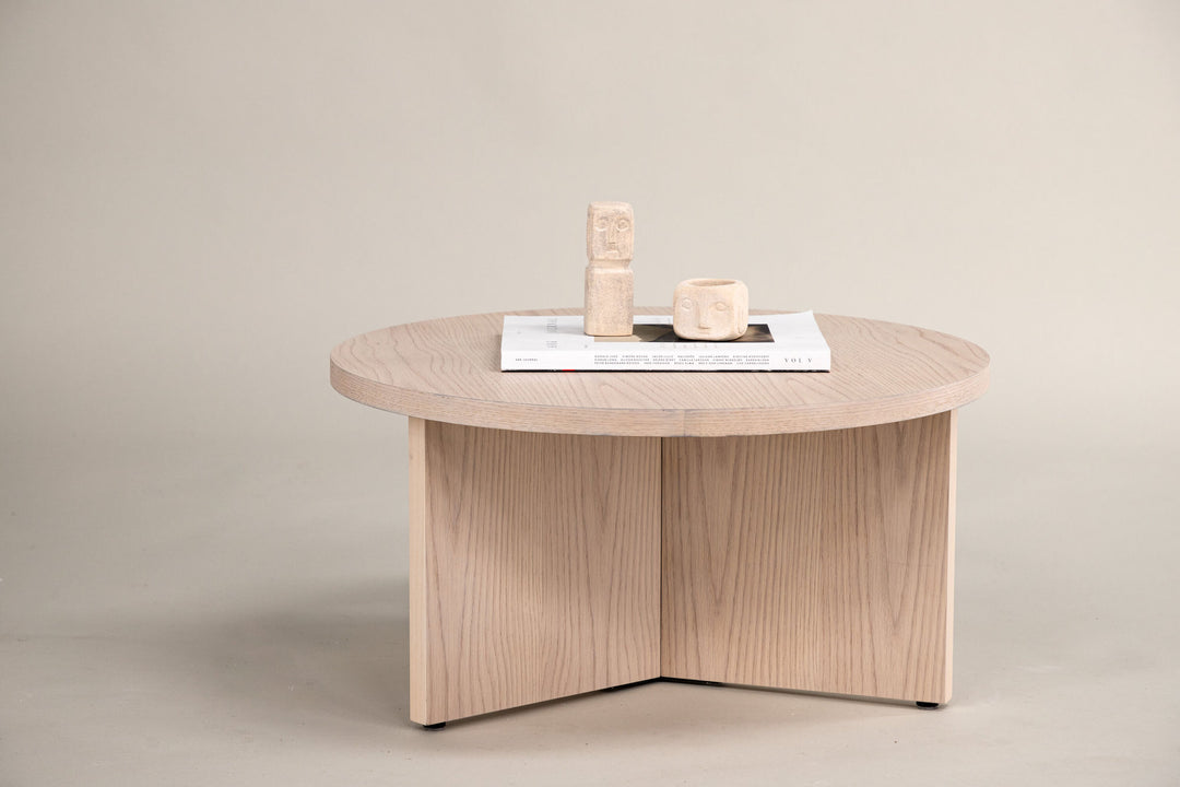Vind Saltö Large Sofa Table - Whitewash / Wood