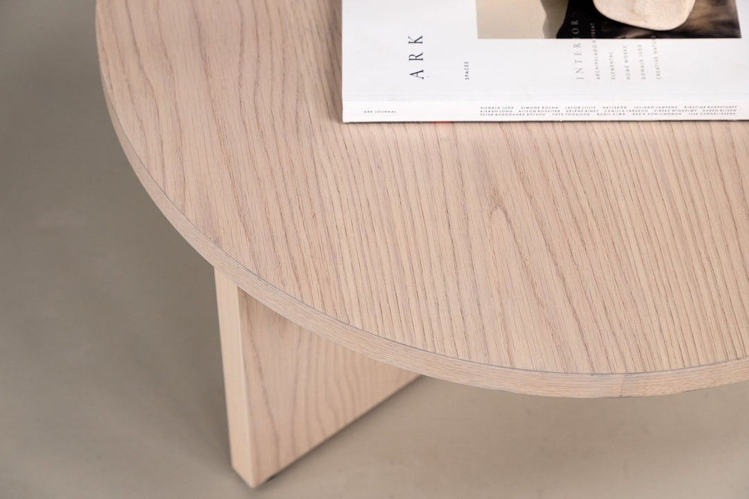 Vind Saltö Large Sofa Table - Whitewash / Wood