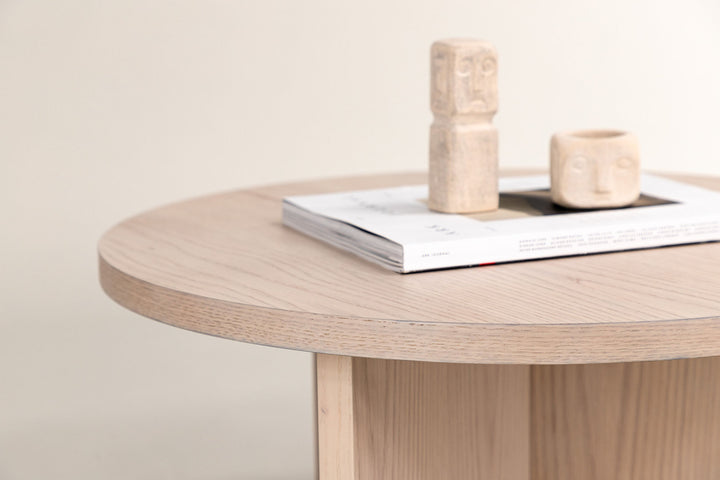Vind Saltö Large Sofa Table - Whitewash / Wood