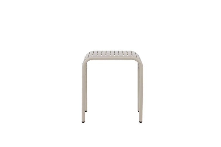 Venture Home Borneo Cafetable Aluminium - Beige / Kvadrat 70*70*