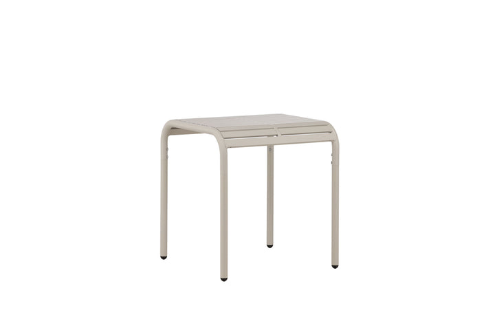 Venture Home Borneo Cafetable Aluminium - Beige / Kvadrat 70*70*