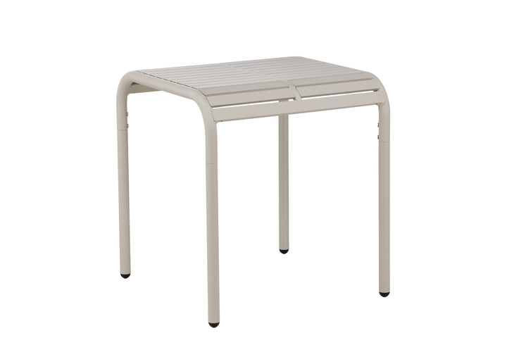 Venture Home Borneo Cafetable Aluminium - Beige / Kvadrat 70*70*