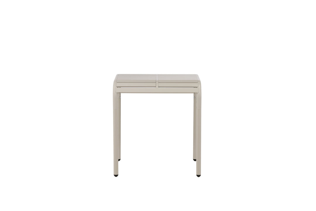 Venture Home Borneo Cafetable Aluminium - Beige / Kvadrat 70*70*