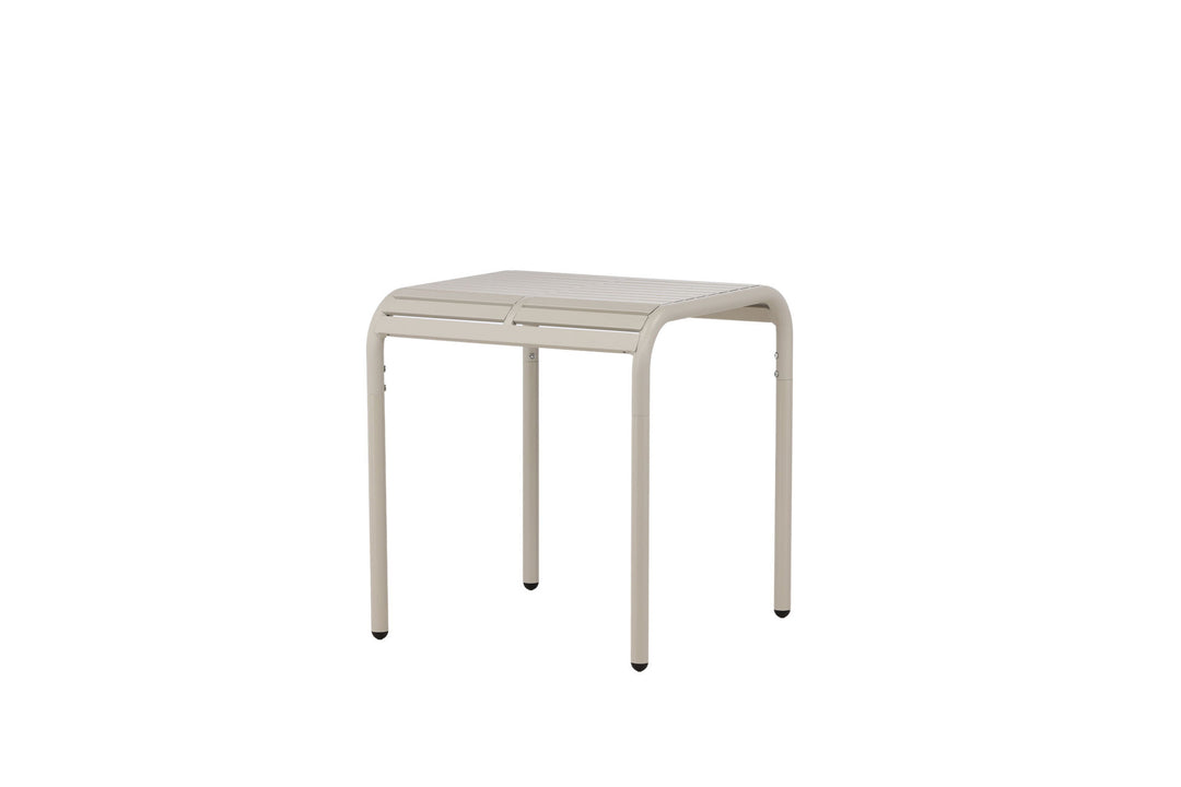 Venture Home Borneo Cafetable Aluminium - Beige / Kvadrat 70*70*