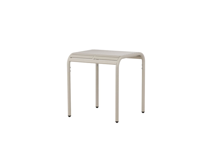 Venture Home Borneo Cafetable Aluminium - Beige / Kvadrat 70*70*