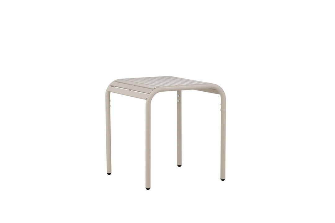 Venture Home Borneo Cafetable Aluminium - Beige / Kvadrat 70*70*