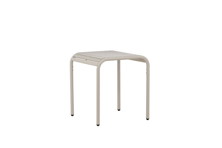 Venture Home Borneo Cafetable Aluminium - Beige / Kvadrat 70*70*