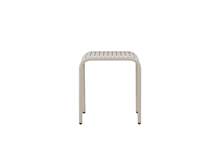 Venture Home Borneo Cafetable Aluminium - Beige / Kvadrat 70*70*