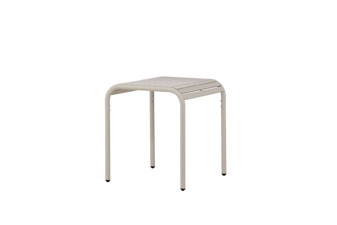 Venture Home Borneo Cafetable Aluminium - Beige / Kvadrat 70*70*