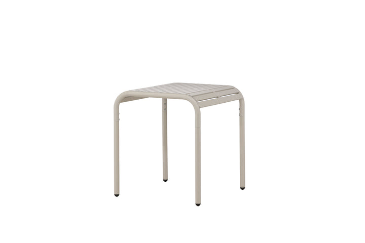 Venture Home Borneo Cafetable Aluminium - Beige / Kvadrat 70*70*