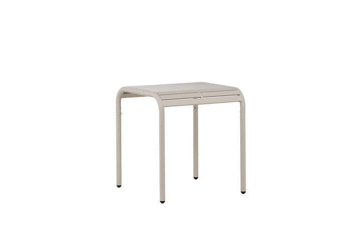 Venture Home Borneo Cafetable Aluminium - Beige / Kvadrat 70*70*