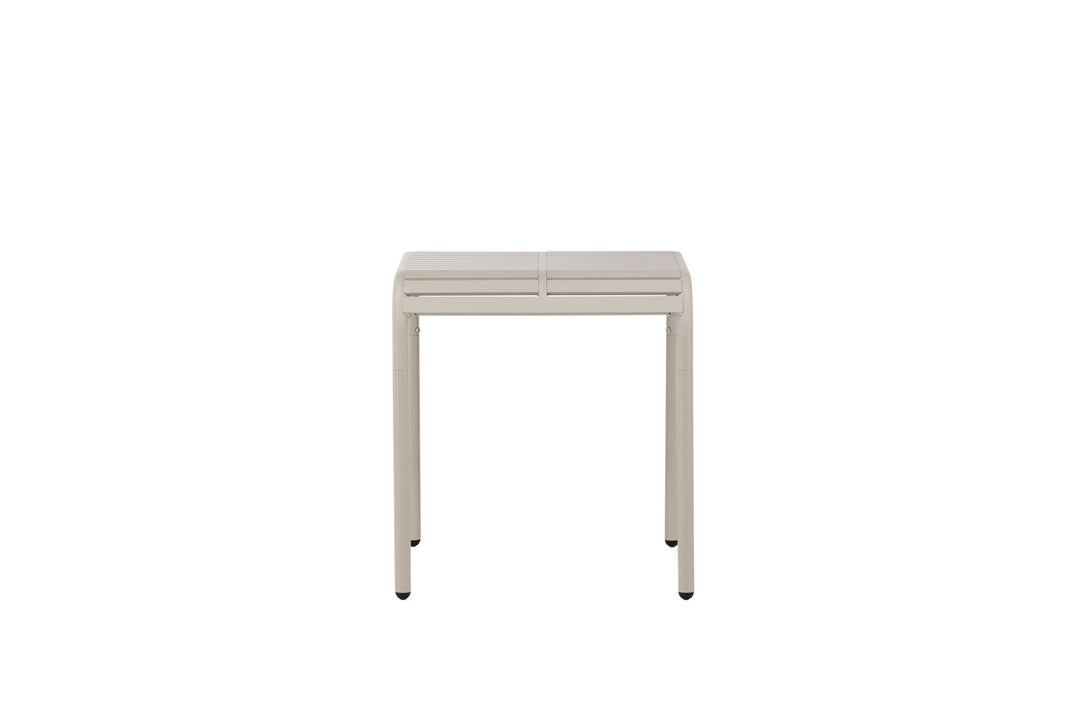 Venture Home Borneo Cafetable Aluminium - Beige / Kvadrat 70*70*
