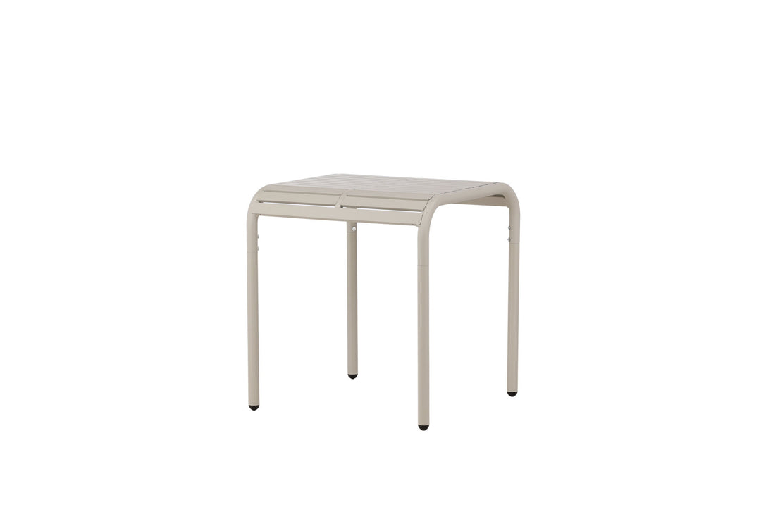 Venture Home Borneo Cafetable Aluminium - Beige / Kvadrat 70*70*