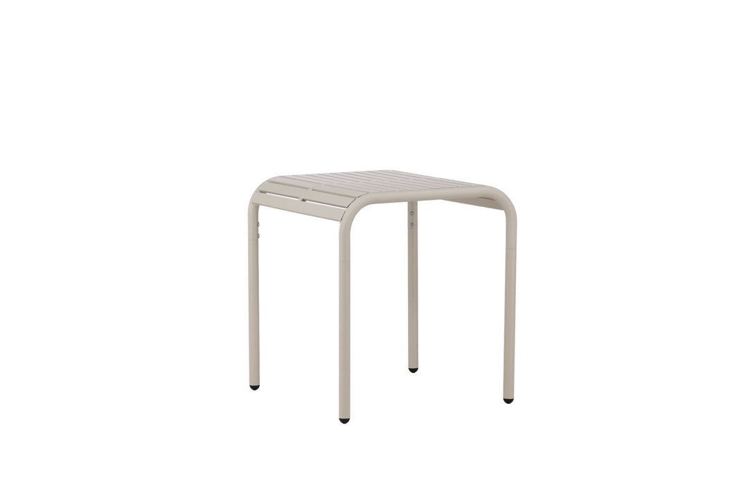 Venture Home Borneo Cafetable Aluminium - Beige / Kvadrat 70*70*