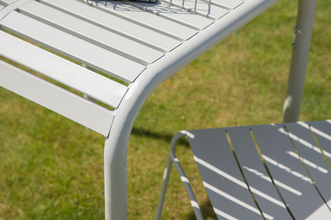 Venture Home Borneo Cafetable Aluminium - Beige / Kvadrat 70*70*