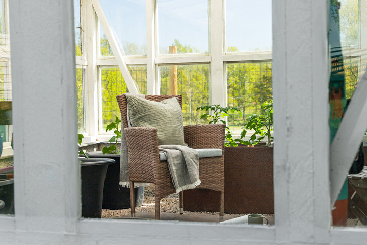 Venture Home Malina Diningchair 2-pack Alumnium - Nature / Wicker