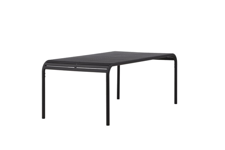 Venture Home Borneo Diningtable Aluminium - Black / Rectangular 100*200*