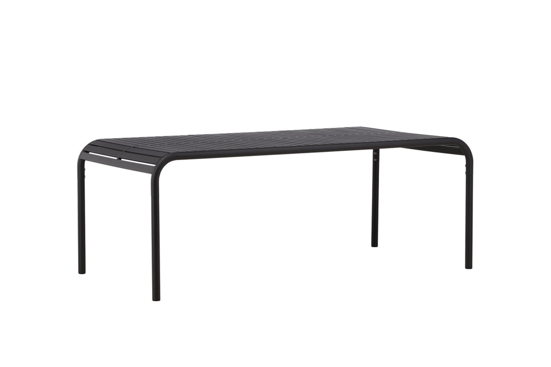 Venture Home Borneo Diningtable Aluminium - Black / Rectangular 100*200*