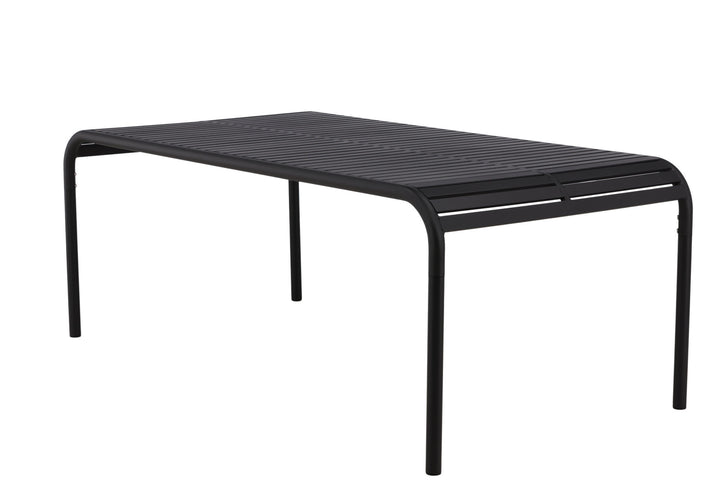 Venture Home Borneo Diningtable Aluminium - Black / Rectangular 100*200*