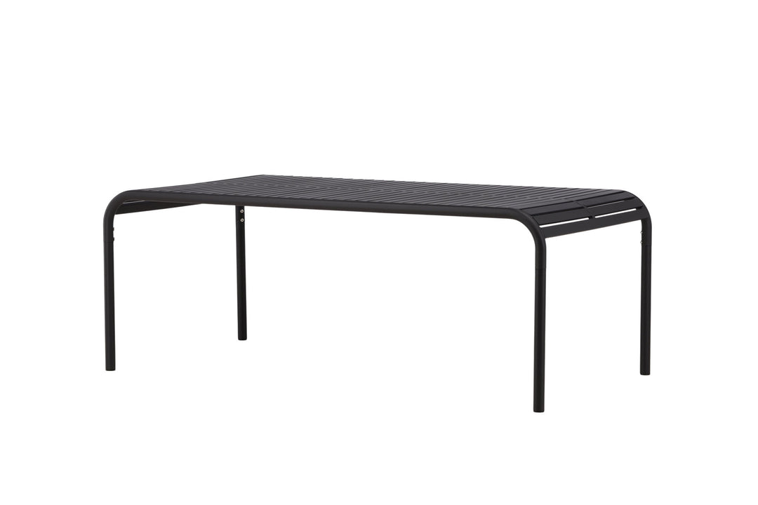 Venture Home Borneo Diningtable Aluminium - Black / Rectangular 100*200*