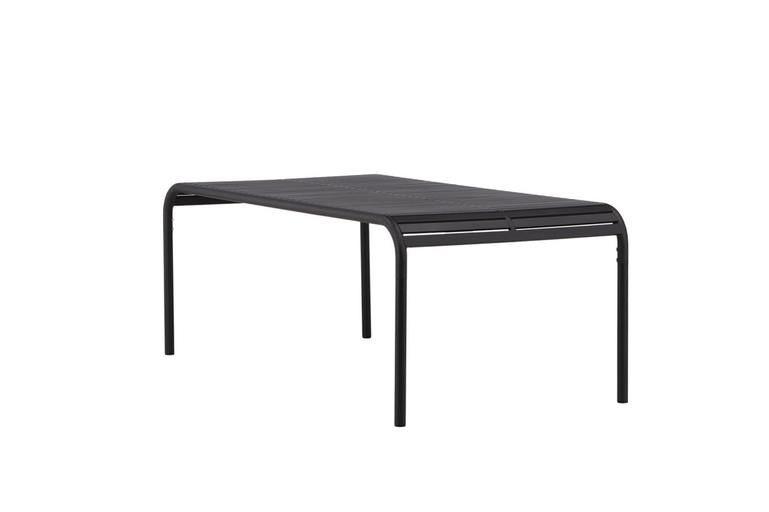 Venture Home Borneo Diningtable Aluminium - Black / Rectangular 100*200*