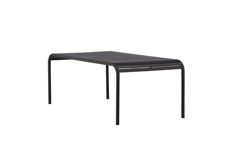 Venture Home Borneo Diningtable Aluminium - Black / Rectangular 100*200*