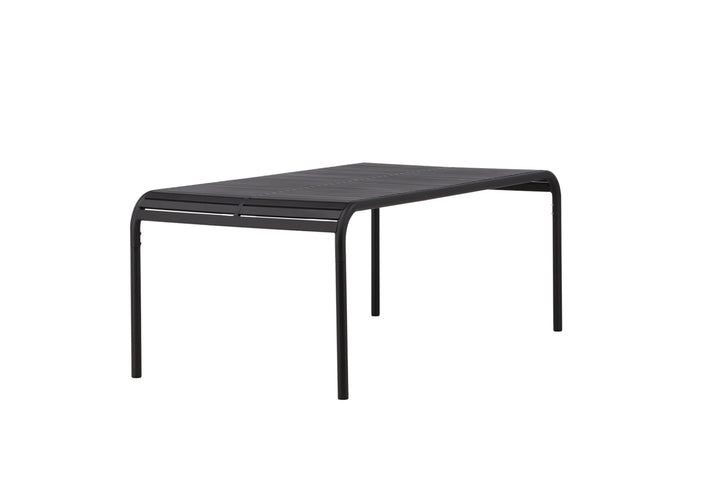 Venture Home Borneo Diningtable Aluminium - Black / Rectangular 100*200*