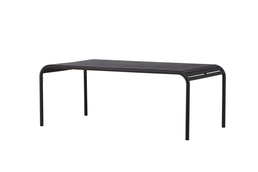 Venture Home Borneo Diningtable Aluminium - Black / Rectangular 100*200*
