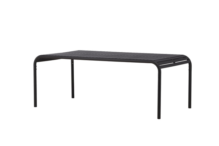 Venture Home Borneo Diningtable Aluminium - Black / Rectangular 100*200*
